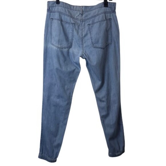 Vince chambray slim denim jogger pants size 30 - Picture 6 of 10